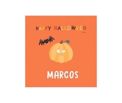 Diseo Halloween Personalizado Bolsa Naranja Proletex