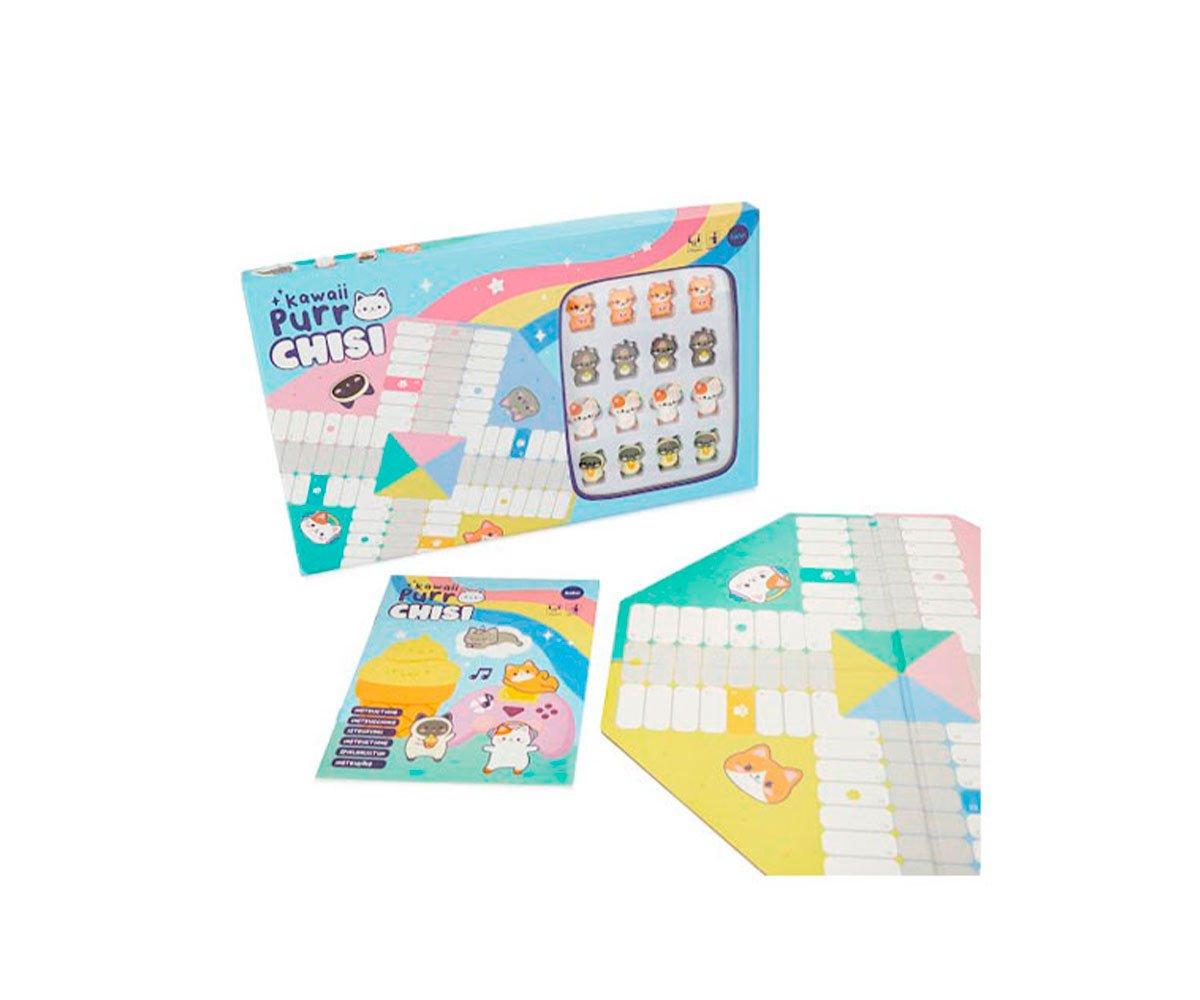 Juego De Mesa Kawaii Purrchisi