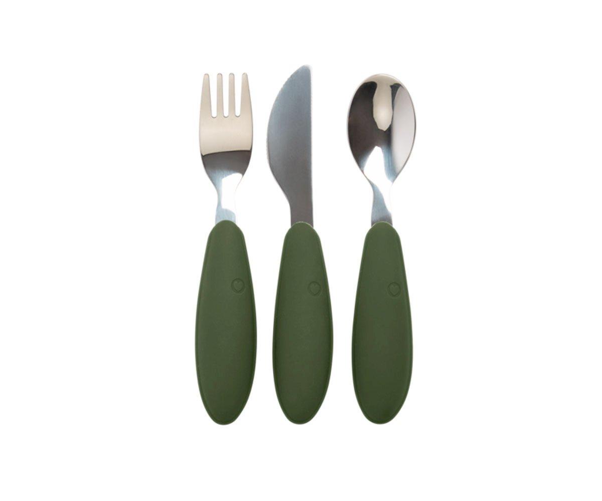 Set 3 Cubiertos BIBS Hunter Green