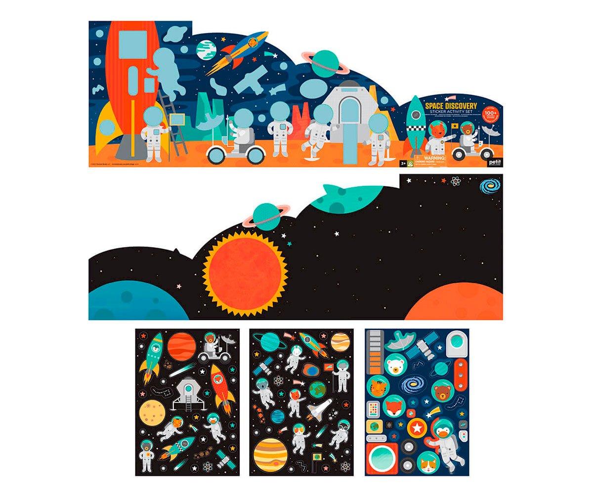 Libro Attivit Sticker Space Discovery