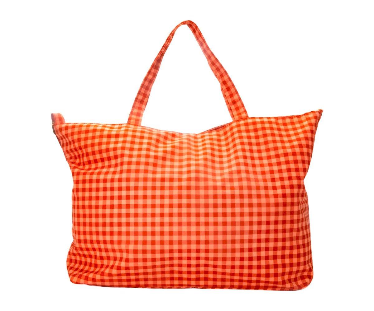 Borsa Tote Bag Sunset Gingham