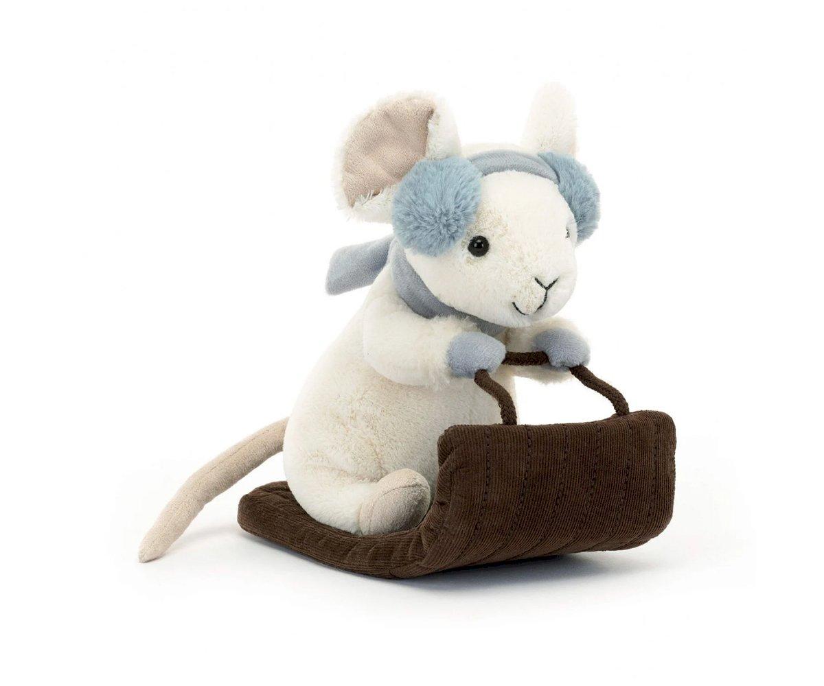 Peluche Navideño Ratoncito Trineo