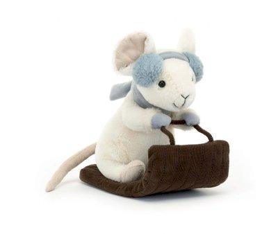 Peluche Navideo Ratoncito Trineo