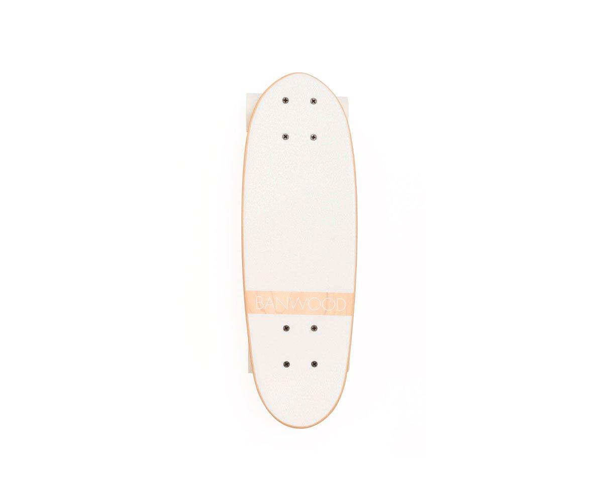 Skateboard Blanc Banwood