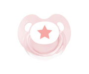 Chupete Retro Estrella Rosa