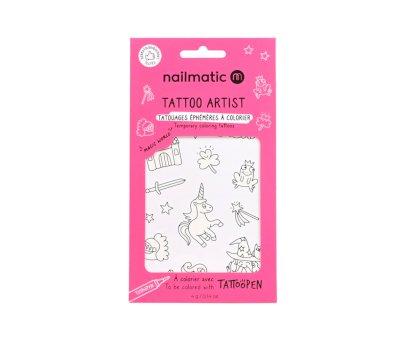 12 Tatuajes Temporales para Colorear de Magic World