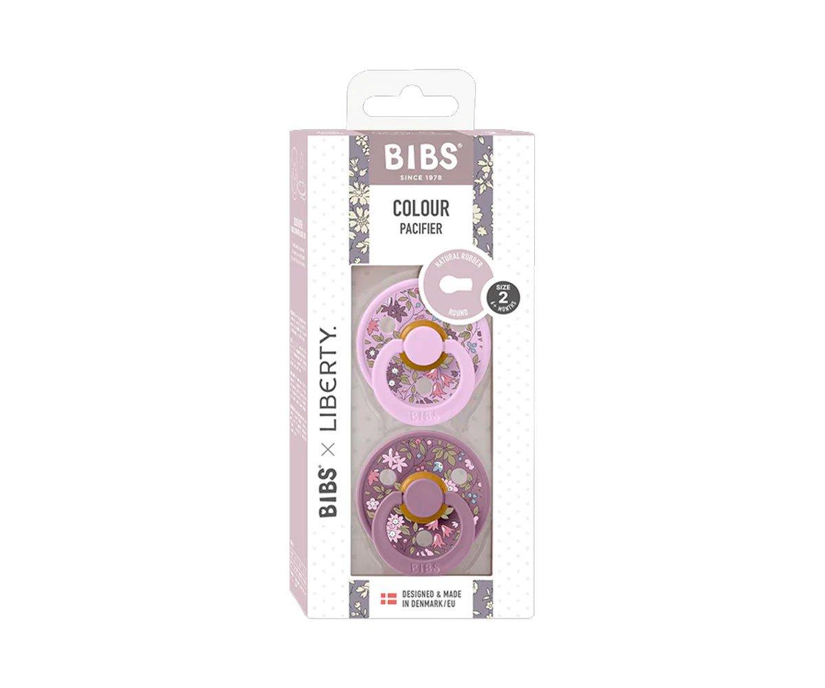 Bibs Chupete Bibs Colour Pacifier x 2 - Lavender/Baby Pink - Tetina De  Caucho Natural - Latex - 6