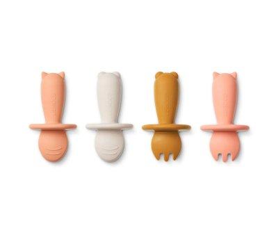 Set 4 Baby Posate Tuscany Rose