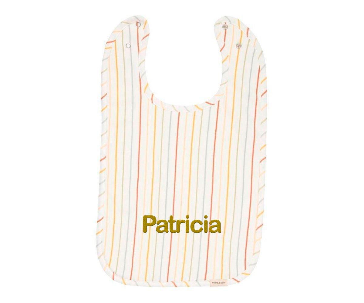 Babero Sunny Stripes Personalizable