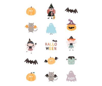 Promoo 15 Tattoos temporrias de Halloween Tutete