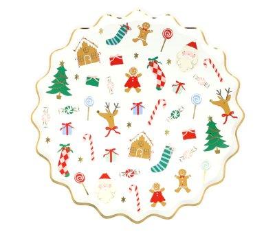 8 Platos Grandes Navidad Jolly