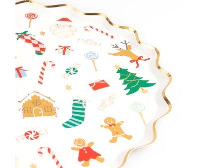 8 Platos Grandes Navidad Jolly