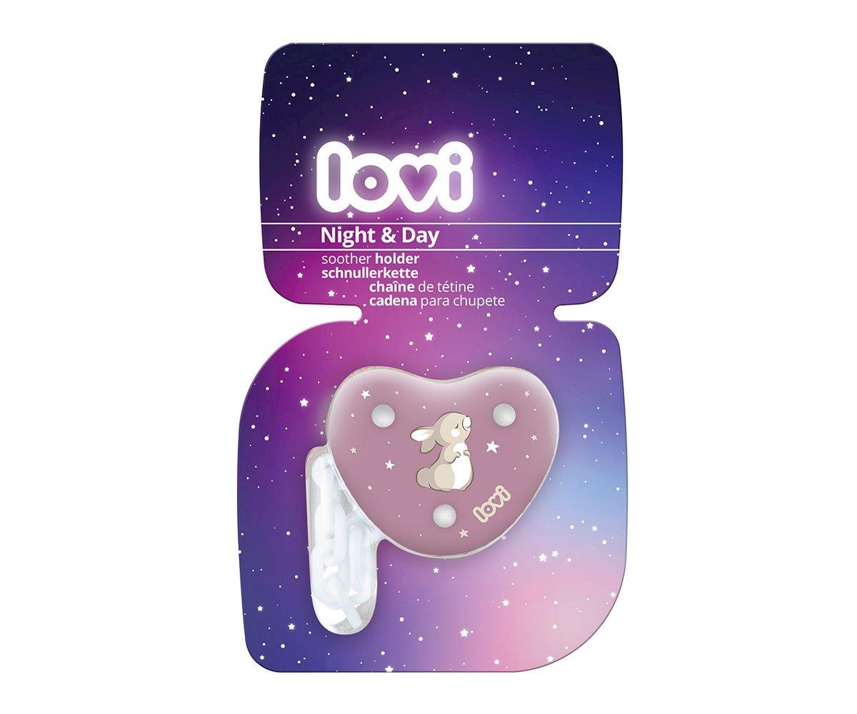 Attache-sucette LOVI Night&Day Rose