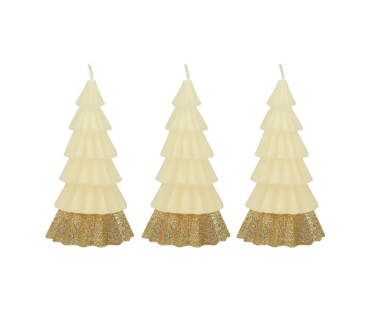 3 Velas de rbol Navidad