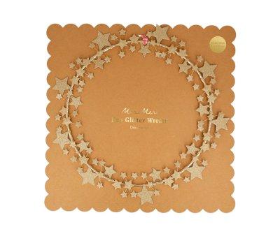 Ornamento Natalcio Coroa Estrelas Douradas