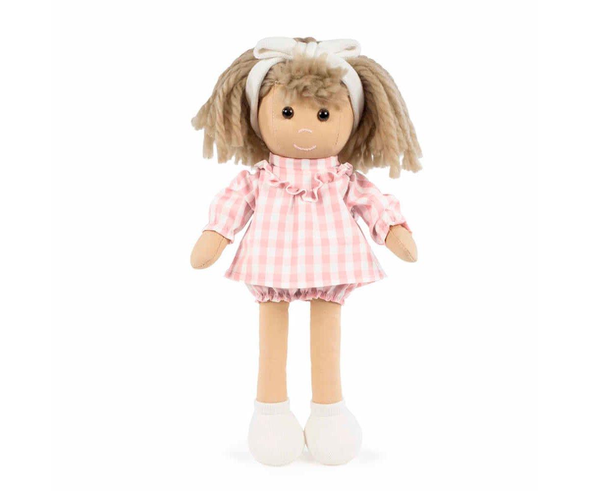 Muñeca Cris Tom Vichy Rosa - Personalizado