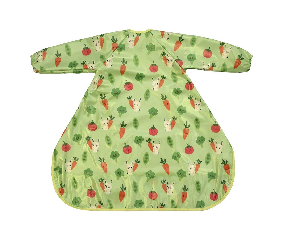 Babero Impermeable XL Wipeezee Green Bunny & Veg