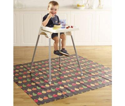 Alfombra Impermeable Wipeezee Splash Grey Happy Fruit