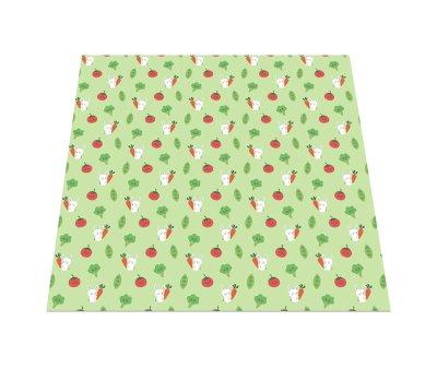 Alfombra Impermeable Wipeezee Splash Green Bunny & Veg