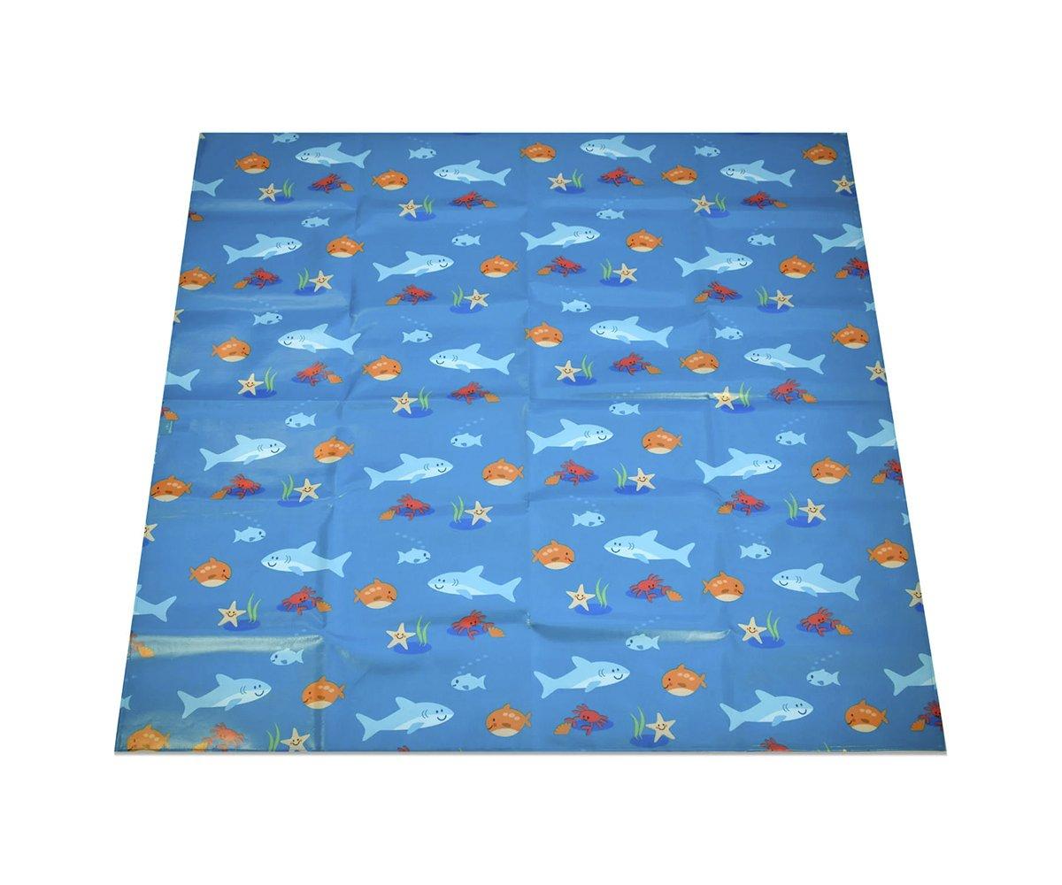 Telo Multiuso Impermeabile Wipeezee Splash Blue Sea Creatures