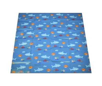 Alfombra Impermeable  Wipeezee Splash Mat Blue Sea Creatures