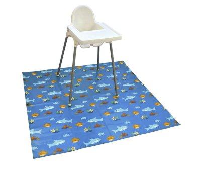 Alfombra Impermeable  Wipeezee Splash Mat Blue Sea Creatures