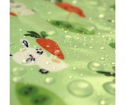 Babero Impermeable Wipeezee Sleeved bib Green Bunny & Veg