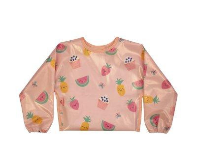 Bavoir  Manches Wipeezee Pink Yummy Treats Waterproof