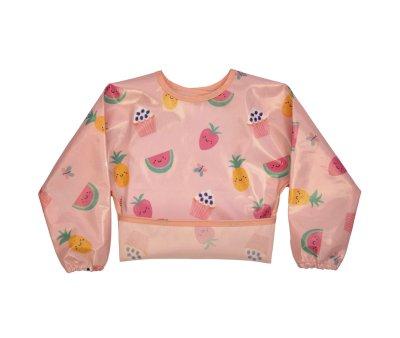 Bavoir  Manches Wipeezee Pink Yummy Treats Waterproof