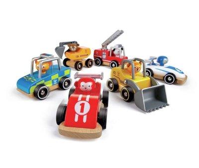 Macchinina Legno Bulldozer