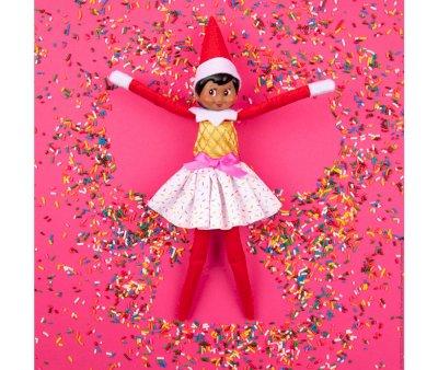 Elf on the Shelf Claus Couture Outfit Ice Cream Party Girl Elf Doll