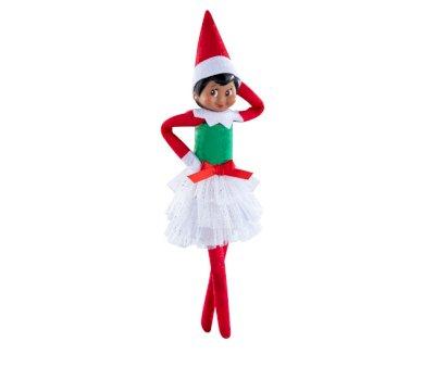 Vestido Menina de festa Claus Couture Boneco Elf Explorer Doll