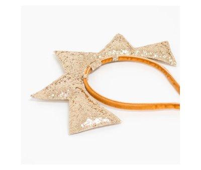 Diadema Estrella Dorada Puffy