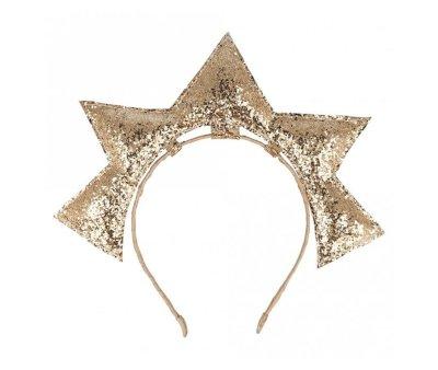 Diadema Estrella Dorada Puffy