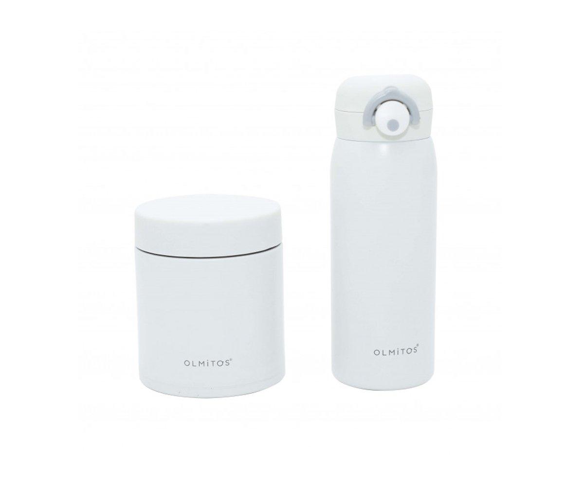 Set Thermos Liquidi E Solidi  White