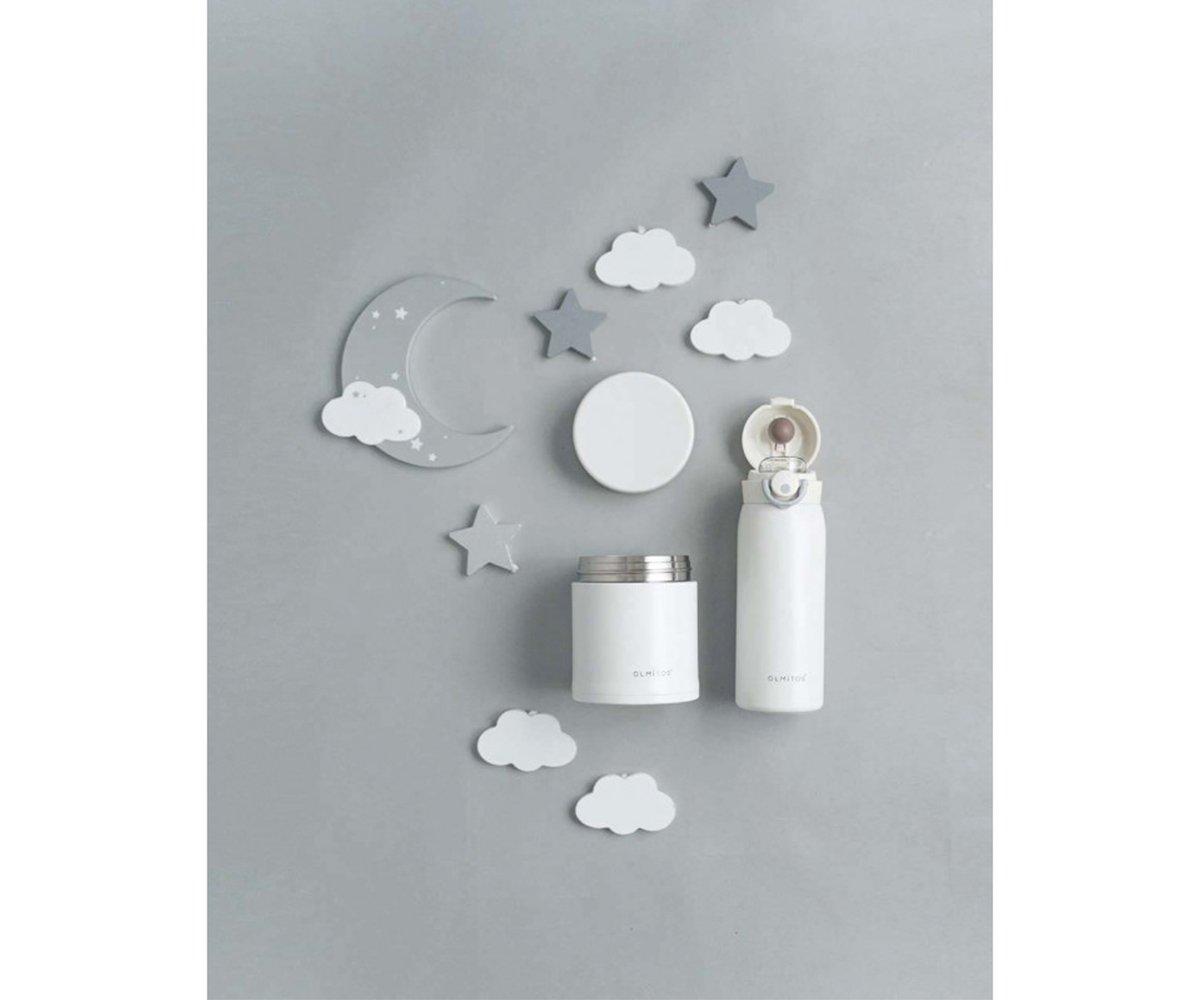 Set Thermos Liquidi E Solidi  White