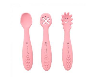 Cubiertos de Aprendizaje Pink