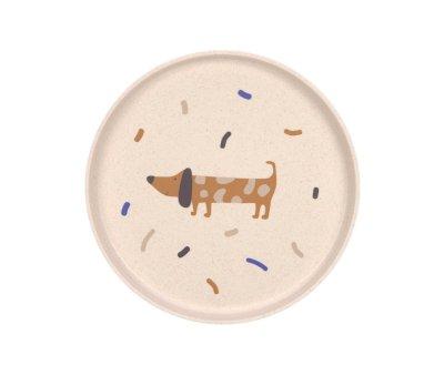 Plato Antideslizante Eco Little Mateys Royal Blue