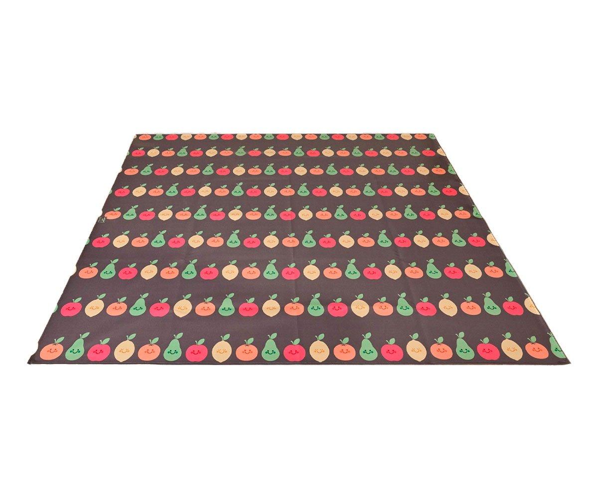 Tapis Imperméable Wipeezee Splash Grey Happy Fruit