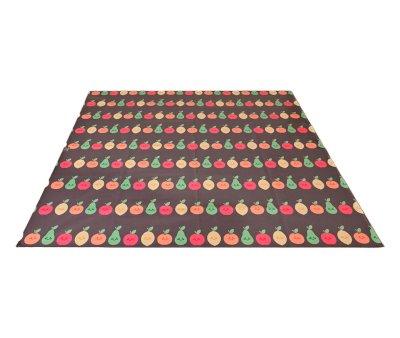 Alfombra Impermeable Wipeezee Splash Grey Happy Fruit