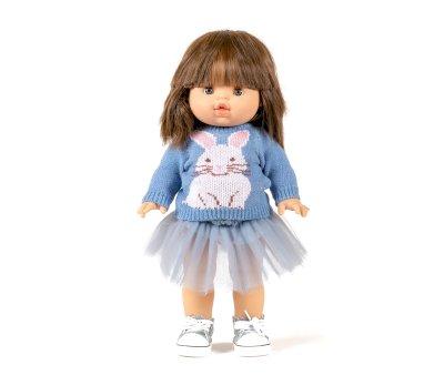 Conjunto Jersey Punto Conejito y Tut Azul Coblato para Mueco Gordis
