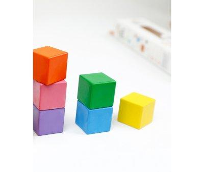 6 Pastelli a Cera Cube Crayons Rainbow Colour