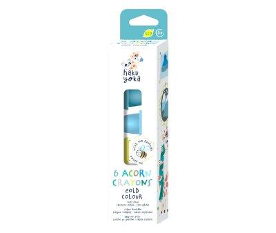 6 Ceras en Forma de Bellota Cold Colour