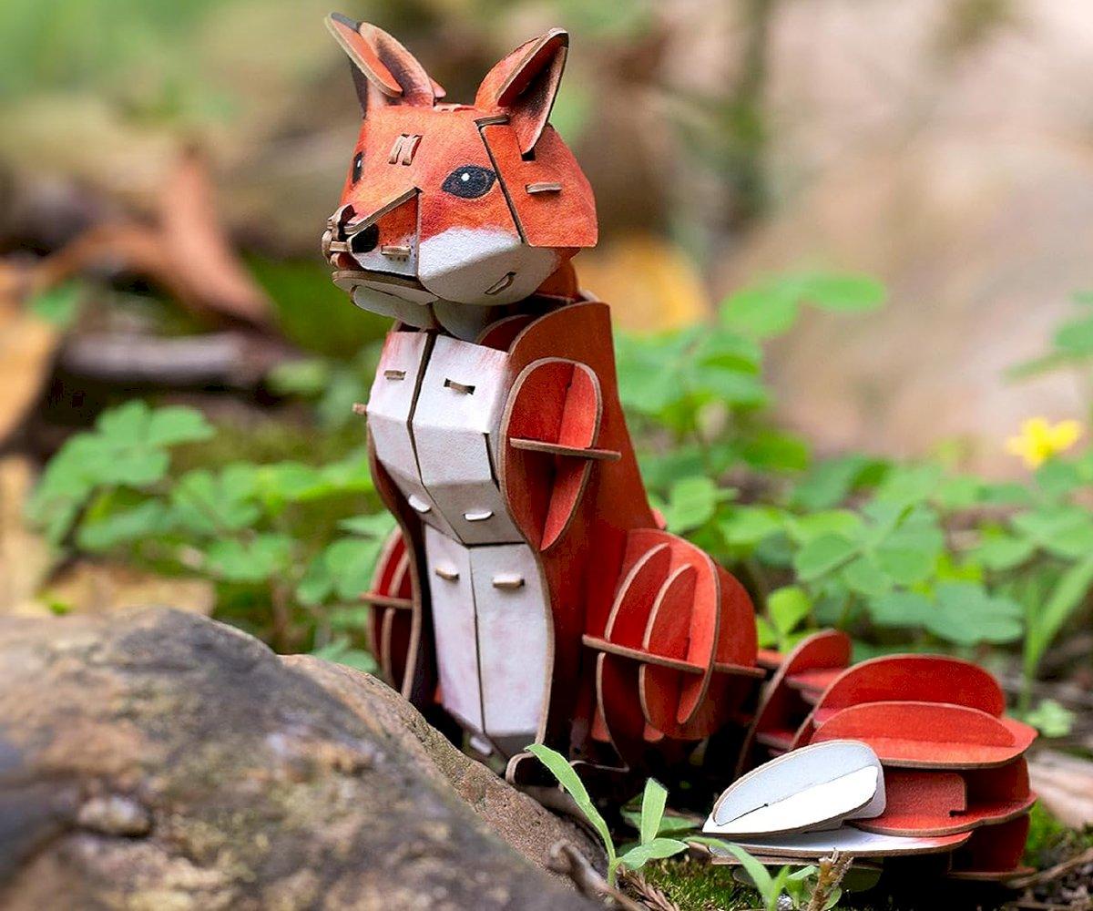 Mini Puzzle 3D Renard