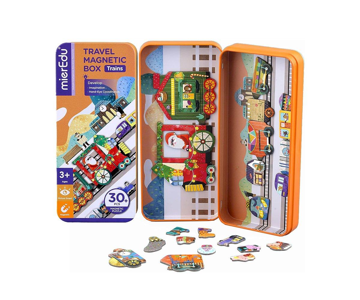 Puzzle Magnétique Christmas Trains - Tutete