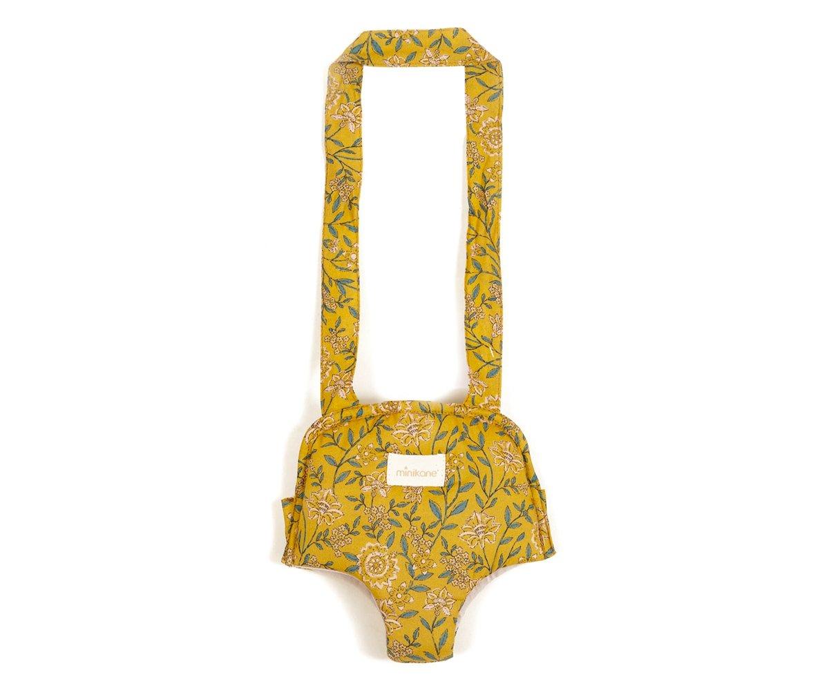 Sac  Dos Porte-bb Mustard Flower pour Poupes 