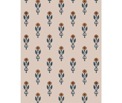 Cesta e Cuscino Bambole Fleurs Nordiques