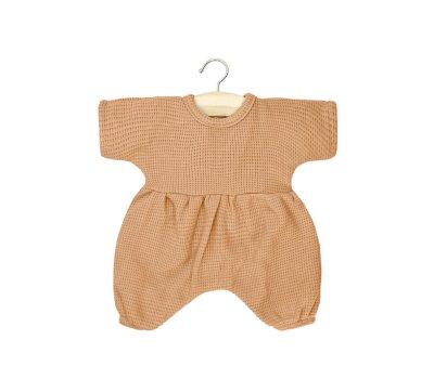 Pagliaccetto Bambole Soft Minikane Nido d'Ape Brown Sugar