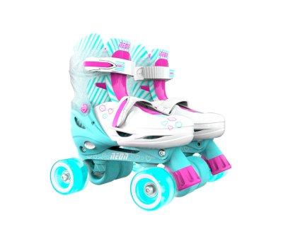 Neon Green and Pink Combo Skates Size 30-33