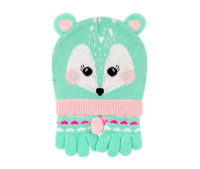 Bonnet d'hiver avec Gants Fawn
